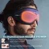 Kensen Eye Massager Heating Eye Maska z masażem poduszki powietrznej do migreny zmęczenie dla masażu ciemnego koła masażu oka do spania 231221