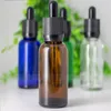 30 ml farbenfrohe Glas -Tropfenflaschen mit kindersicheren Manipulationsdeckeln und Tropfenspitze für 30 ml Öl Eliquid MBOQX