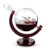 Globe Wine Decanter Glass Crystal Party ALCOOL DISPENSER BAR GLASSE VODKA VODKA WHOSKY DÉCANTER LEAD PANCEUR GRATUIT CRÉATION CRÉATION 231222