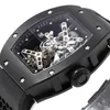 027 Motre Be Luxe Luxury Watch Wristwatch 43x50mm tourbillon manuel mouvement mécanique