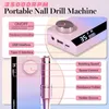 35000RPM Professional Electric Nail Drill Manicure Machine With Pause Mode File Sander For Acrylic Gel Nails 231221