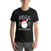 Les polos masculins soient gentils avec l'hygiéniste dentaire Le Père Noël regarde des t-shirts de chemise coréenne Black T Mens T-shirts graphiques