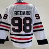 Chicago Hockey Jersey Bedard Jonathan Toews Philipp Kurashev Nick Foligno Jason Dickinson Connor Murphy Tyler Johnson Seth Jones Ryan Donato Corey Perry Kid