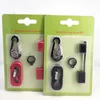 Vaporizer Pen Pod Draagkit met stofdichte siliconen dop lanyard ketting ringbezitter voor trekpods stick platte pen