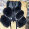 Women's Fur 2023 Faux Vest Short Jacket Slim Fitting And Fashionable Autumn/winter Patchwork