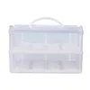 Trasparente vettore di cupcake a 2 livelli con coperchio impilabile insert contenitori di stoccaggio cupcake pasticceria cookie 231221