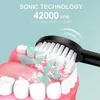 Sonic Electric Toothbrush for Adult Kids Timer Brush 6 Mode USB Charger Rechargeable Tooth Brushes Replacement Head JAVEMAY J189 231222