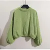 Women's Sweaters Season Chenille Loose Pullover Laid-Back Long Sleeve Sweater Outer Wear Short All-Matching Wholesaler