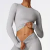 Active Shirts Sports Top Woman Gym Long Sleeve Pilates Tops Yoga Training Wear Ladies Lycra Clothing For Women Sportswear Fitness Rashguard