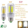 Ampuller 5x Parlak E27 LED COB Corn Light E26 E14 E12 B22 lambalar 220V 110V 12W 16W Beyaz Ampoule Bombilla Ev Yatak odası253p