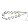 Choker Fashion Big Heart Beads Bracelets Bristam