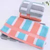 Towel Home Textile Cotton Colorful Bar Thickening Soft Water Uptake Adult Facial Washing Household Soild Striped