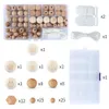 1set Baby Silicone Beads DIY Pacificier Collier de chaîne