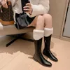 Boots hiver authentique cuir neige femme