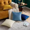 Oreiller léger de luxe Sofa Throws oreillers Cover Couleur solide
