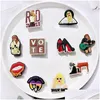 Shoe Parts Accessories 64 Colors Girls Fashion Charms Wholesale Childhood Memories Funny Gift Cartoon Pvc Decoration Buckle Soft Dro Otybh