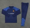 Testes de futebol de crianças de crianças Milik Payet Marselha Jaqueta de sobrevivência 23 24 Treinamento de Fottball Treine Veste Maillot de Olympique OM Tracksuit Football Jogging