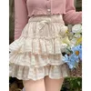 女子ショーツXingqingLolita Ruffle Y2K女性セーフティパンツビクトリア朝のニッカーズプリンセスアンダーパンツ女の子Harajuku JK Bloomers