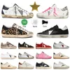 AAA + Qualité Golden Designer Chaussures décontractées Do Womens Mens Gooses Luxury Italie Brand Superstar Ne jamais arrêter Oreaming Star Old Dirty Low Tops Platform Trainers Sneakers