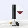 Fast Electric Red Wine Corkwrew FullAutomation Grape Bottle Opener Belysad folie Cutter Take Out Cork Kitchen Gadgets 231221