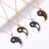 Hanger kettingen yin en yang tai chi email ketting een set voor paar geliefden vrienden geboortedat feestje sieraden cadeau