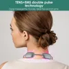 Masseur de cou électrique portable Tens EMS Double compression Smart Shoulder Coud Dredge Spine Relief de soulagement de la douleur outil Santé 231221