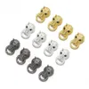 Nail Art Decorations 10 PCS 3D Legering Leopard Knocker Gold Silver Black Charm Sieraden voor DIY Manicure Accessories Levering