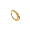 Anéis de banda 1pc Bracelete de estilo de anel metálico Princesa Tiara Coroa anéis CZ espumantes para mulheres Aniversário de jóias de noivado 231222