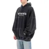 Vetements Designer Hoodies 남자 스웨트 스웨터 스웨터 후드 티 패션 느슨