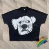 Men's T Shirts 2024ss Blutosatire Shirt Men Women High Quality Oversize Dog Print Top Tees T-shirt