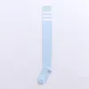 Women Socks Spring And Autumn Cotton Black White Blue Color Striped Over The Knee Stockings Tall Hold-Ups Cos Women's