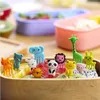 Gabeln 10pcs/Set schöne Lunchbox Bento Accessoire Decor Tierfrüchte Picks