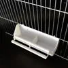 Other Bird Supplies Water Dispenser For Cage 2 Compartments Food Feeder Bowl Cups Plastic Waterer With Standing Pole Small Pet Parrot