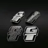 2x Vintage Classic Bike Head Badge Aluminium Decals Stickers för MTB BMX Folding Bicycle Frame Cycling Accessories Emblem 231221