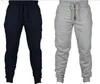 Sport casual jogger byxor chinos mager joggar fast färg svett byxa andas elastiska midja modemän långa byxor kläder