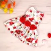 Dog Valentines Day Roupos Adoro seu cachorro vestido de dia dos namorados verão cão princesa saia vermelha TULLE DOG DRESS COM BOWNOT para cães de cães de cães gatos Rose S A898