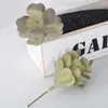 Decoratieve bloemen gesimuleerde sappige planten golde jade bladeren sierbonsai kleur kunstmatige pot