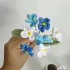 Fleurs décoratives Fleur tissée à la main Finie Artificiel pour la cérémonie de remise des diplômes