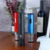 Fast Electric Red Wine Corkwrew FullAutomation Grape Bottle Opener Belysad folie Cutter Take Out Cork Kitchen Gadgets 231221