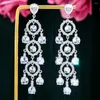 Dange oorbellen Missvikki Summer Street Style Trendy Drop for Women Wedding Party Cubic Zirkon Dubai Bridal Earring Boucle D'Oreille