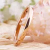 Band Rings YGK BRAND JEWELRY 2mm Rose Gold Color Domed Plain Tungsten Carbide Ring Mens Wedding Band 231222