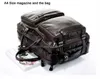 Fashion MultiFunction Full Grain Genuine Leather Travel Bag Men's Luggage Duffle Large Tote Weekend 231221