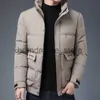 Parkas pour hommes, nouveau manteau de coton masculin, tendance Slim Fit Warm décontractée, vestes d'hiver veste jaculate J231222