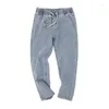 Men's Jeans Spring Baggy Oversize Pants Cotton Elastic Waist Denim Male Trousers Boys Clothing Autumn Vintage 2023