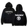 Tokio Hotel Kaulitz Sweat à capuche Rock Band Punk Sweatshirts Fleece Long Men de manches Femmes Hip Hop Streetwear Y2K Pullover