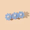 Hair Accessories Cute Clips For Born Baby Pearl Flower Hairpins Dacron Infant Sweet Girls Hairclips Children's