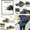 Electric / RC Car Electricrc 33cm Super RC Tank Crosscountry Trate Control Control Vehicle Charger Battle Boy Toys for Boys Kids Chil Dhta7