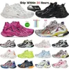 Retro Designer Runner 7.0 Triple S Super Running Shoes Tess Gommma Plataforma Sense Sense Blanco Blanco Pink Blue Blue Deconstrucción Traking Trainers