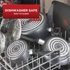 Iniciativas Conjunto de utensílios de cozinha antiaderente de 18 peças 350F Pots e panelas, lava -louças Red Red