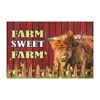 Carpets Entryway Rugs Christmas Highland Cow Print Indoor Door Mat For Kitchen Throw Floor Carpet Bedroom Decor